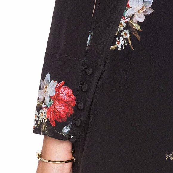 The Kooples Floral Tie Neck Dress ASO Anastasia Steele - Picture 6 of 13